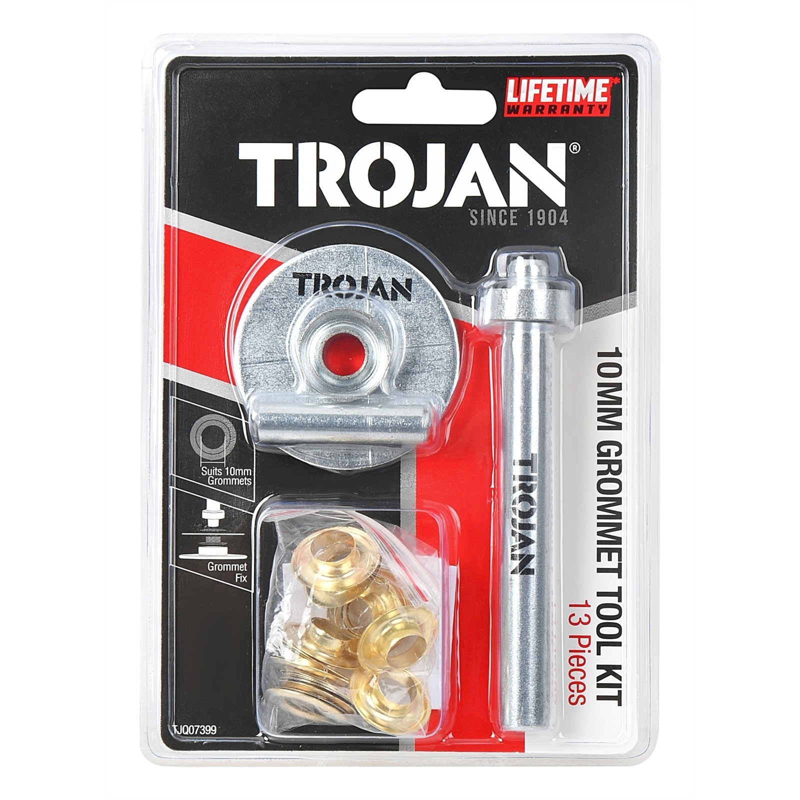 Trojan 10mm 13 Piece Grommet Tool Kit