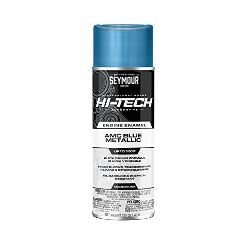 Seymour Engine Enamels, Hi-Tech Engine Paint,Heat resistant up to 300F, 12 fl Oz