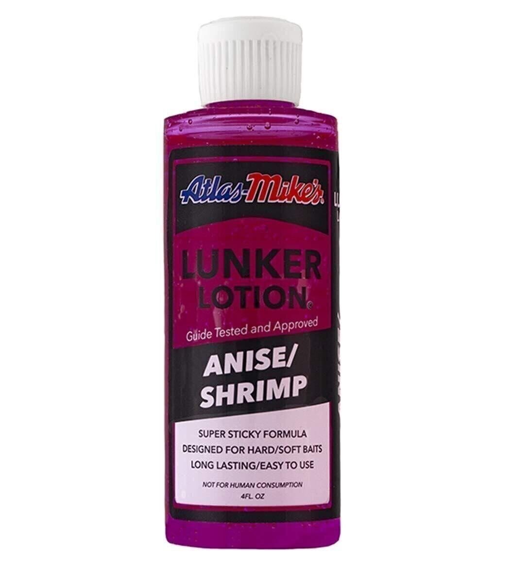 Atlas Mike's 6536 Lunker Lotion Anise Shrimp Scent 4oz Fishing Bait Attractant