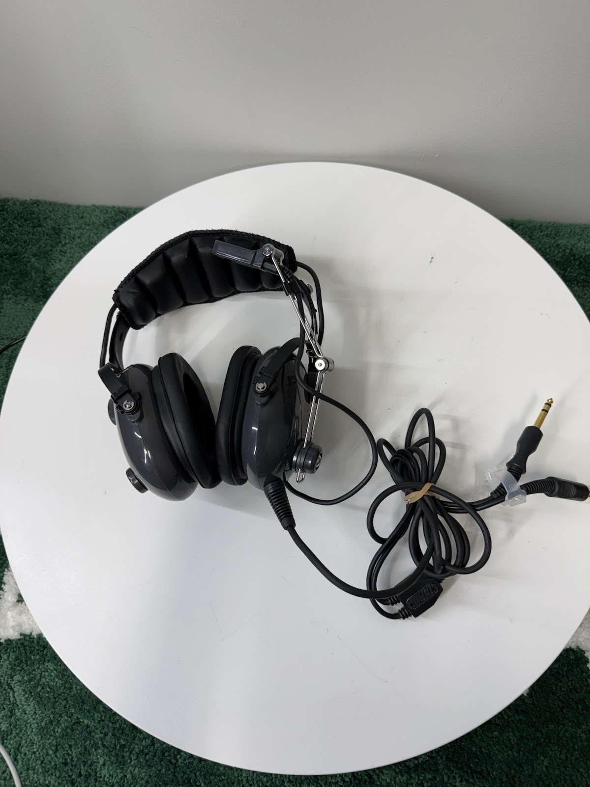Vintage Avcomm AC-800S Headset - Dual Plug - Aviation Communications