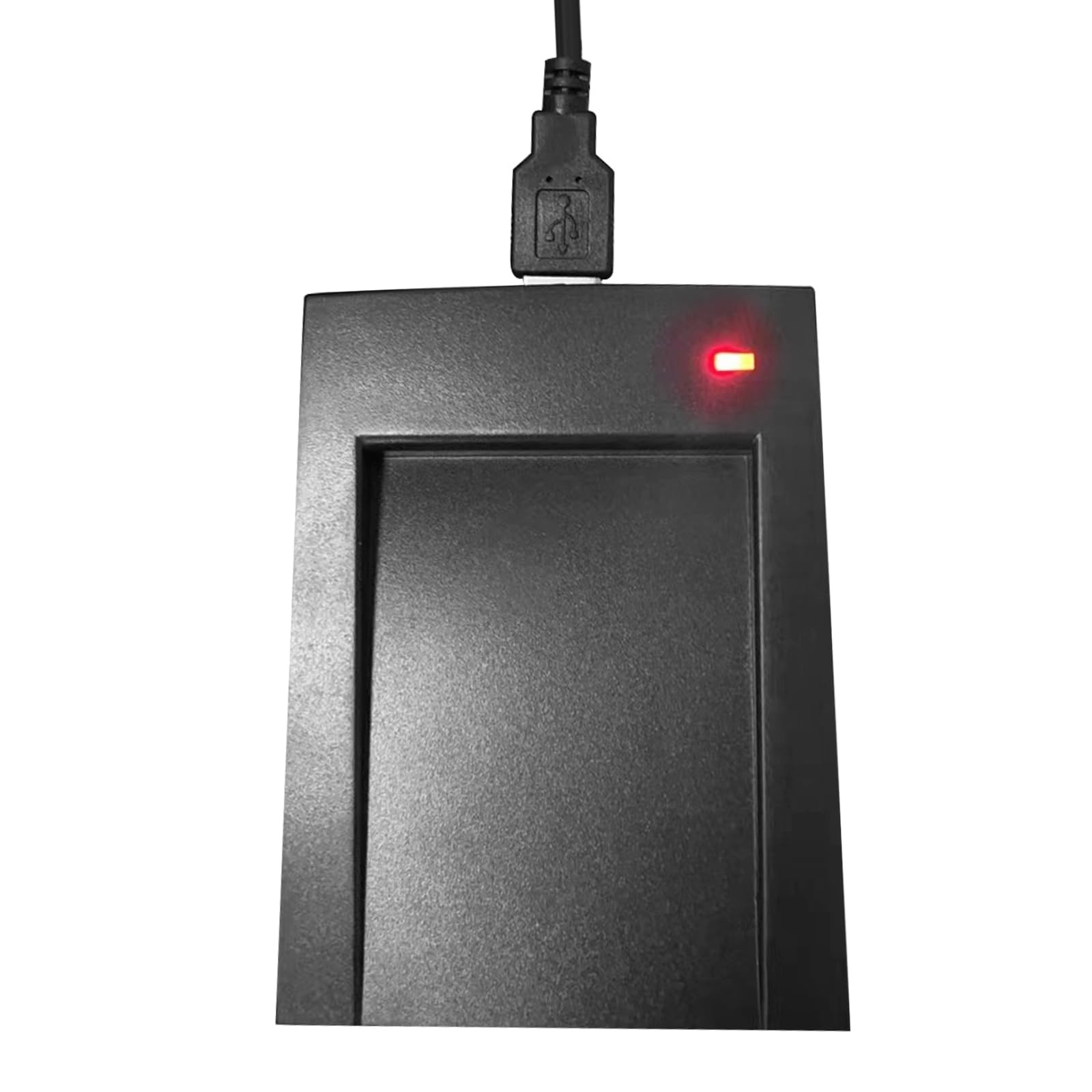 Ajfwm RFID Reader 125KHz/13.56Mhz Dual-Band Card for PC NFC Black