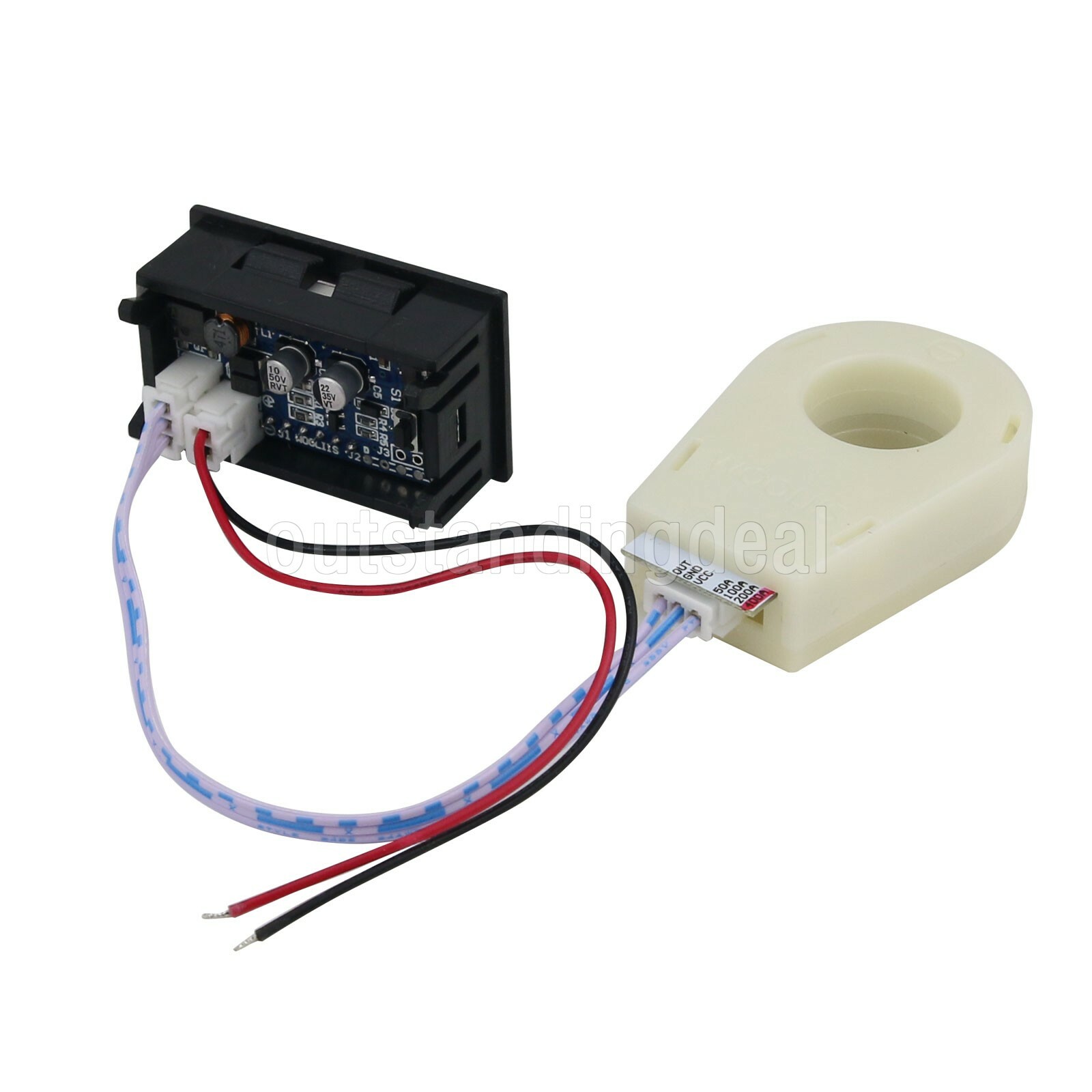 WLS-HVA400 DC 5-120V Current Voltage Meter Voltage Current ±400A 1A os67
