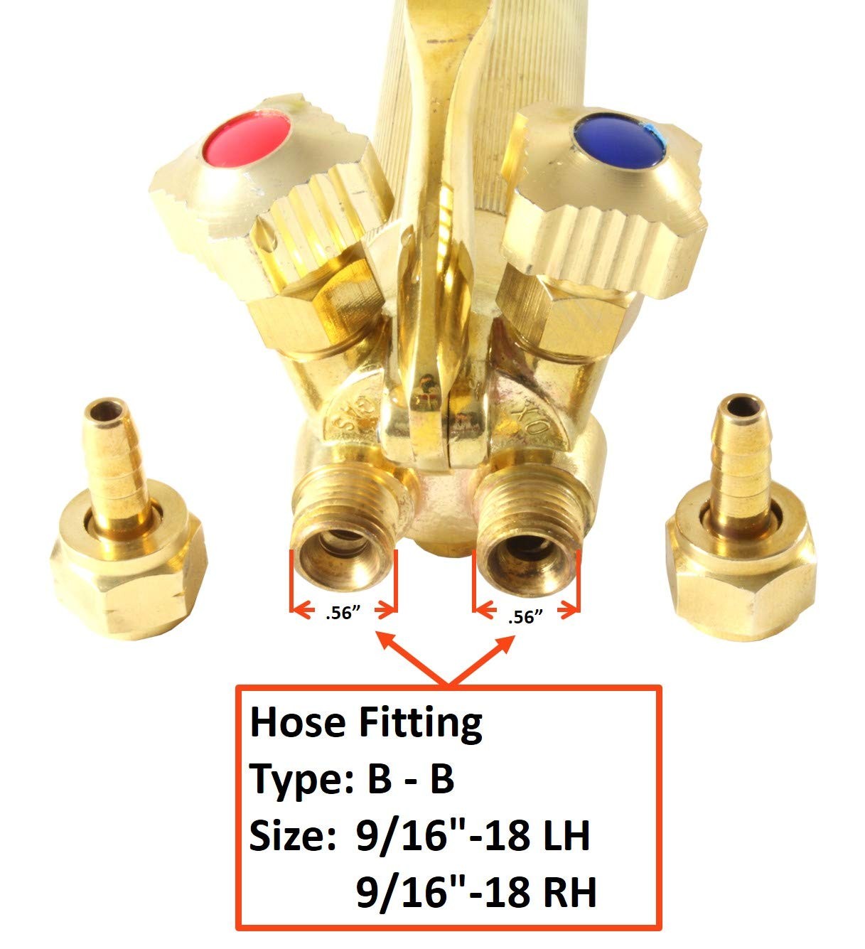 18' Heavy Duty Straight Cutting Torch 90º Head