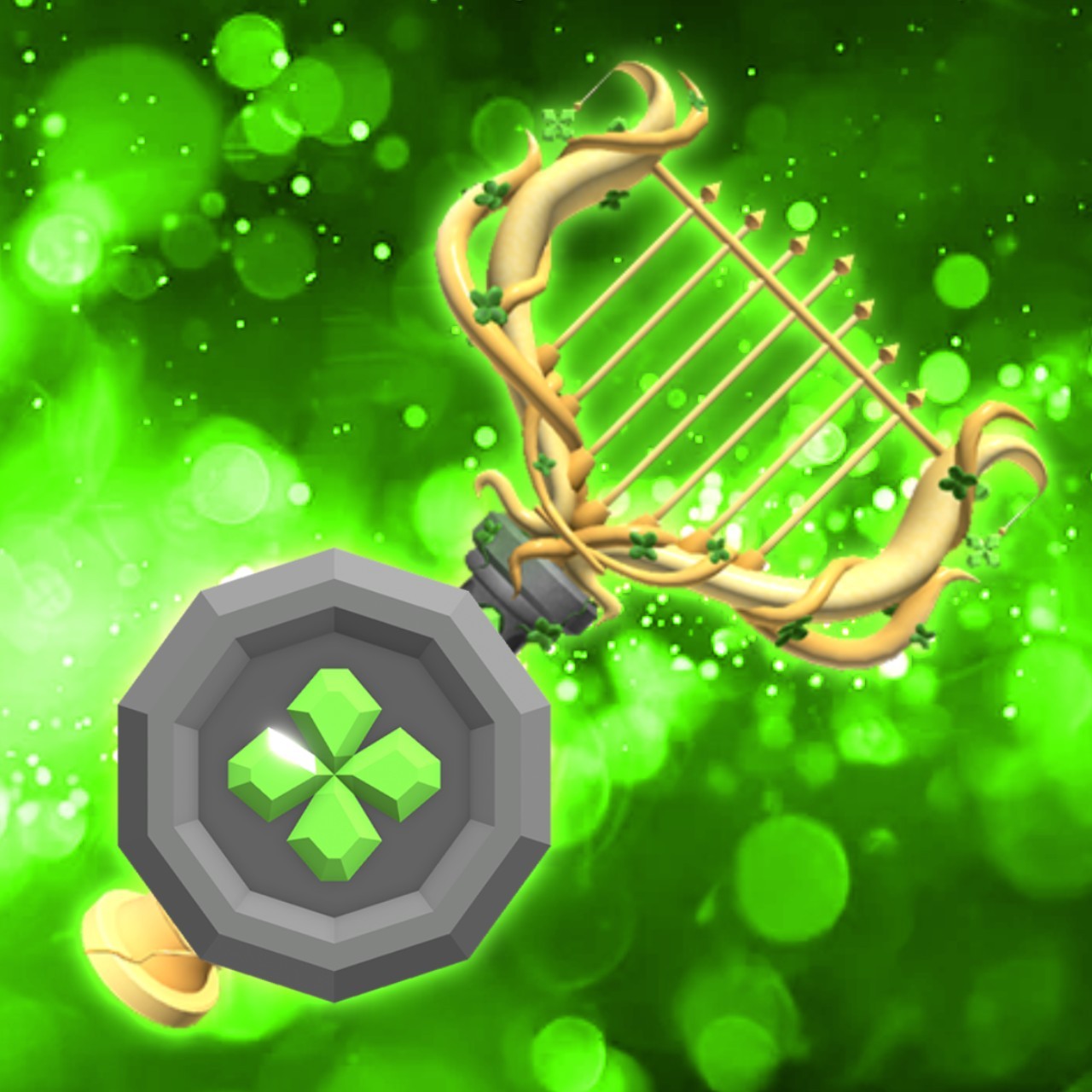 Flee The Facility Irish Harp Set FAST DELIVERY FTF