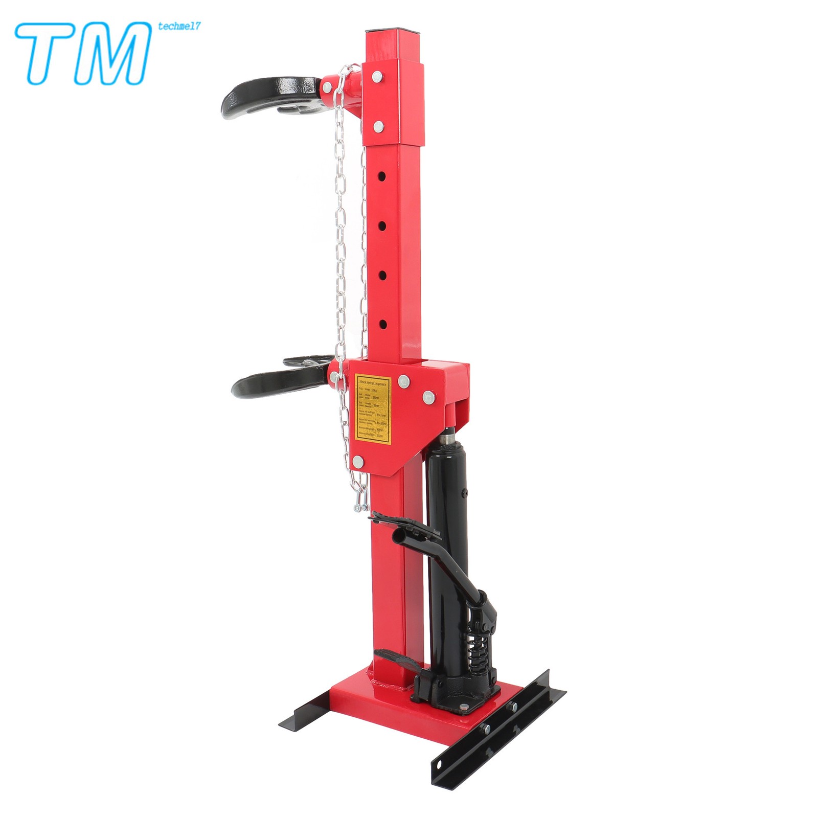 4.5T Coil Spring Compressor Auto Strut Hydraulic Compressor Removing Tool Red