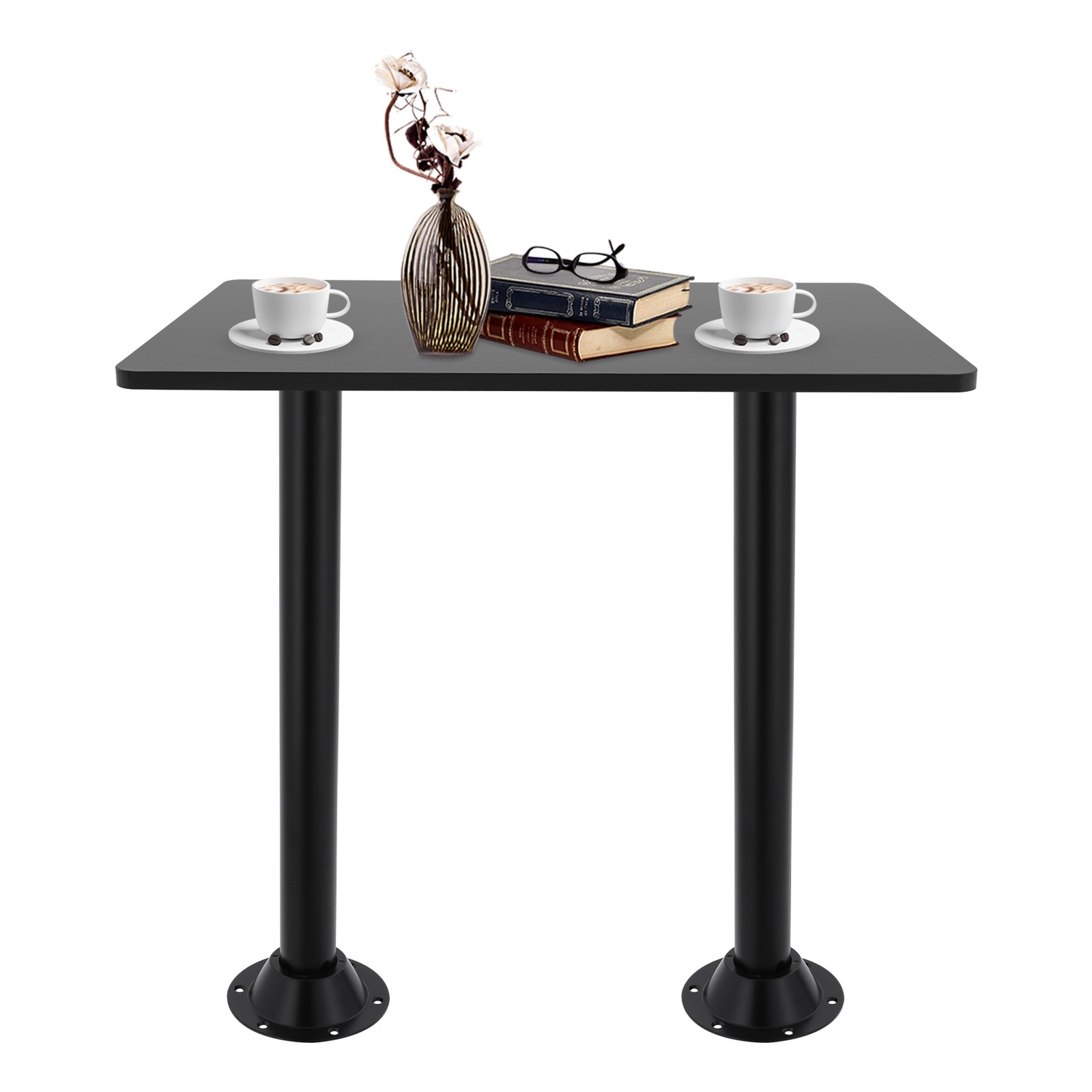 2* Compact RV Table Leg Table Leg W/ Pre-drilled Mounting Base Camper Table Leg