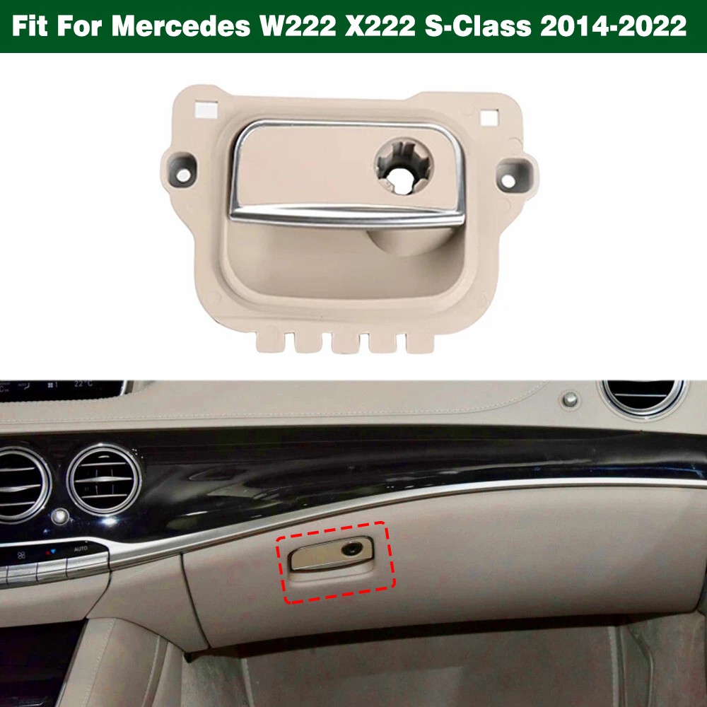 Beige Glove Box Lock Handle Lid 2226805204 For Benz W222 X222 S-Class 2014-2022