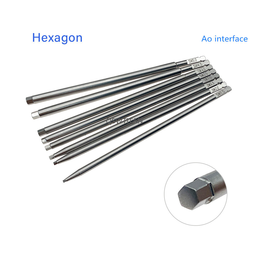 Internal Fixation AO Removal Instrument Broken Nail Screw Extractor Set
