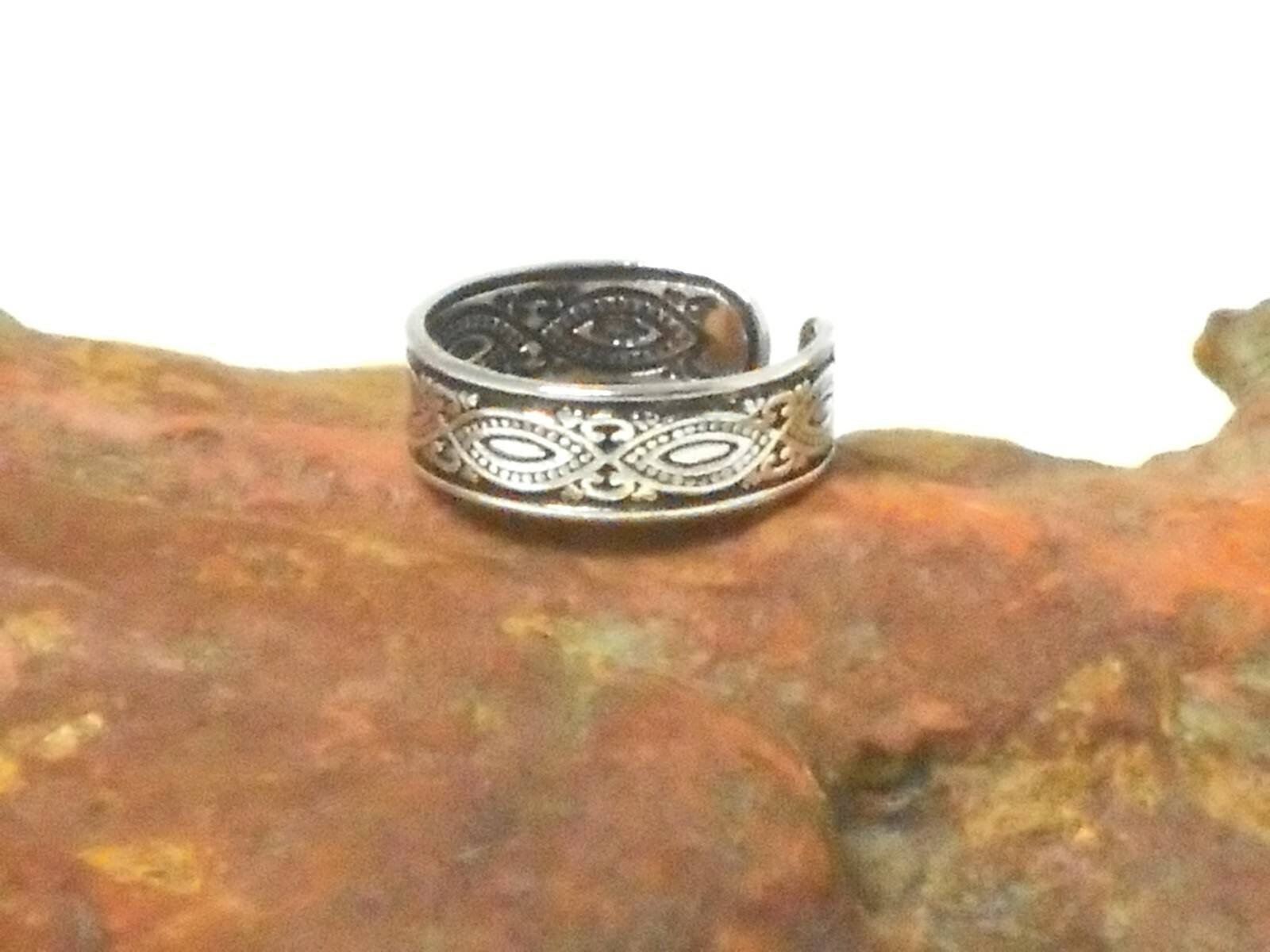 Adjustable TOE RING Sterling Silver 925 - Gift Boxed