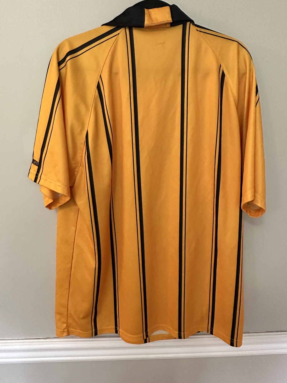 US Soccer Federation Referee Shirt Short Sleeve Yellow Large w/Badge