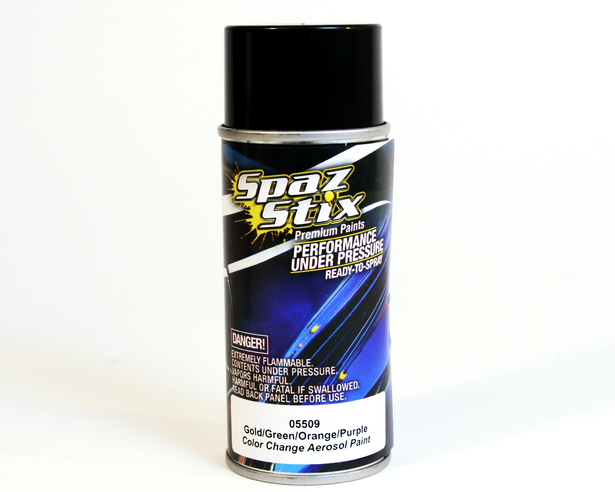 Spaz Stix 05509 Gold / Green / Orange / Purple Color Change Aerosol Paint 3.5oz