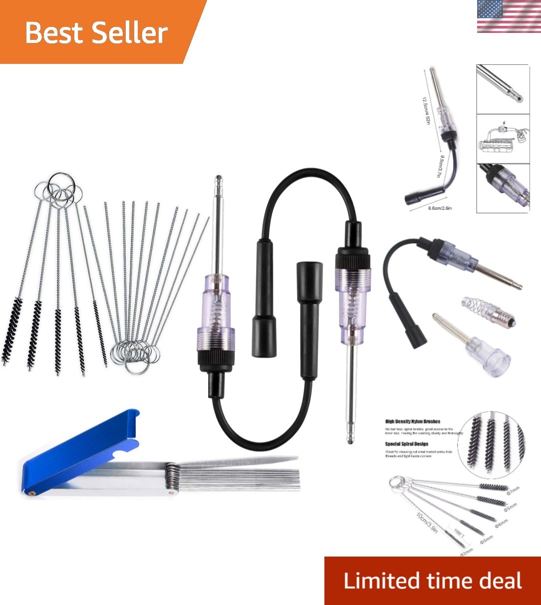 Professional Mechanic's Spark Plug Tester & Carb Cleaner Combo - 6-12V Projects