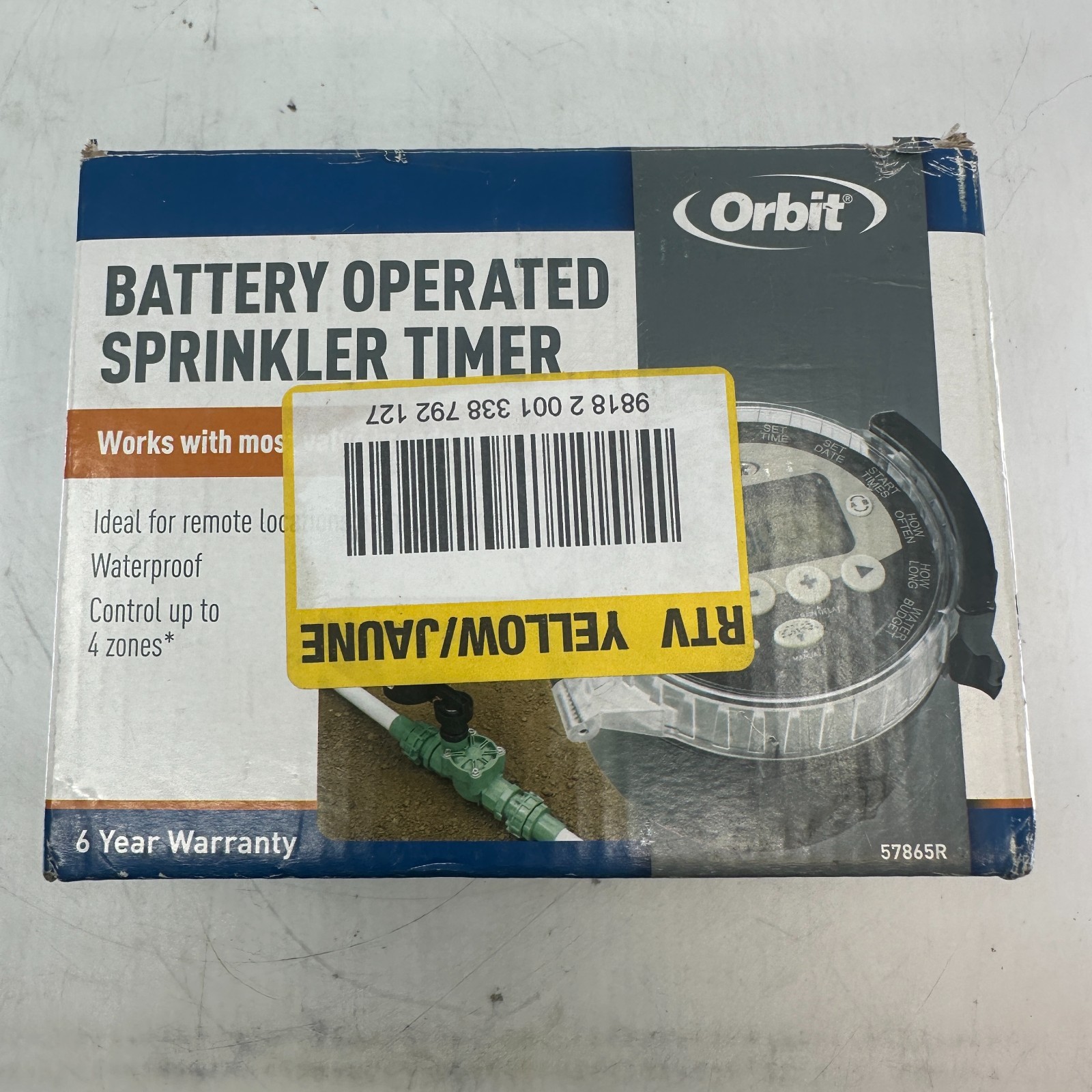 Orbit Battery Operated Irrigation Controller Without Valve 57865R