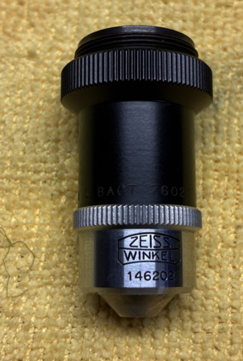ZEISS WINKEL GERMANY OBJECTIVE  Lens Ph 42 Ap 0,65 14202 0.17  MICROSCOPE PART