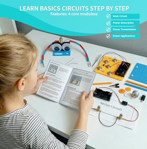 STEM Electric Circuit Kits - 8 Experiments in 7 Sets Science Circuit Kit