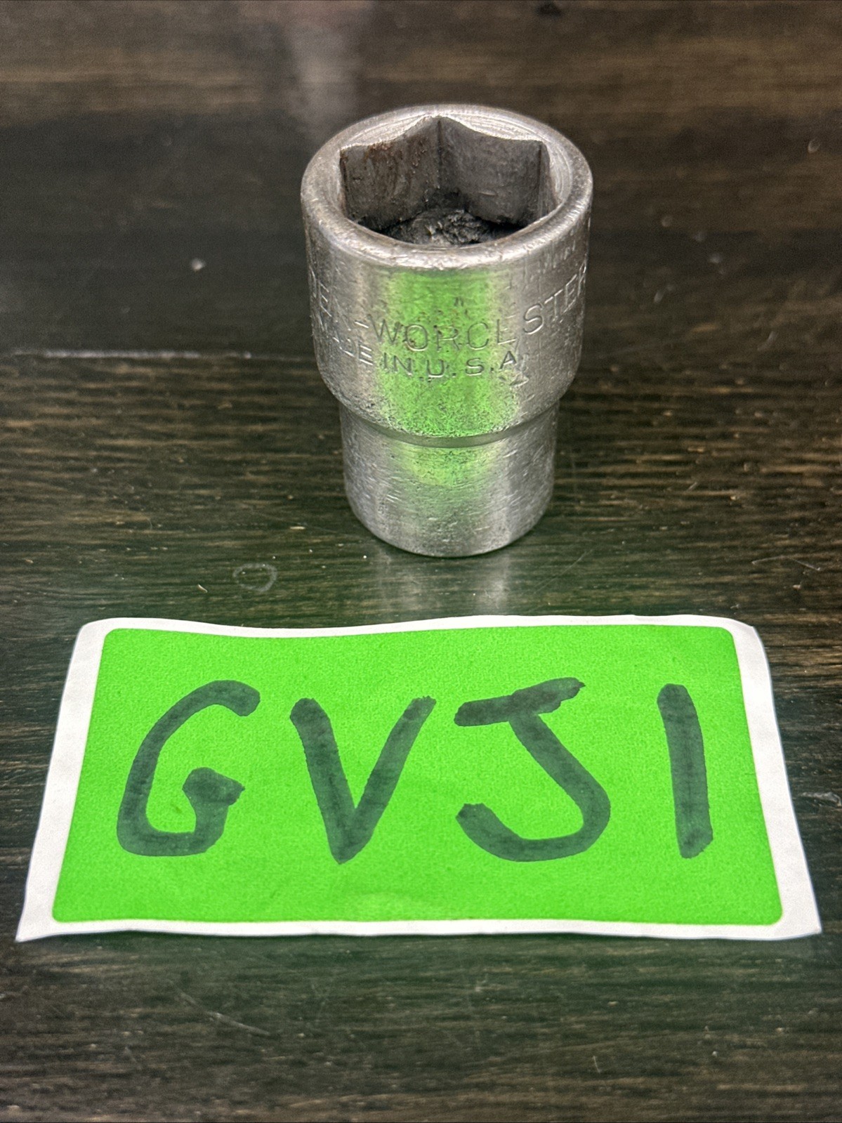 Walden-Worcester No. 226, 13/16"  Shallow Impact Socket 1/2 Drive Nickel Plated