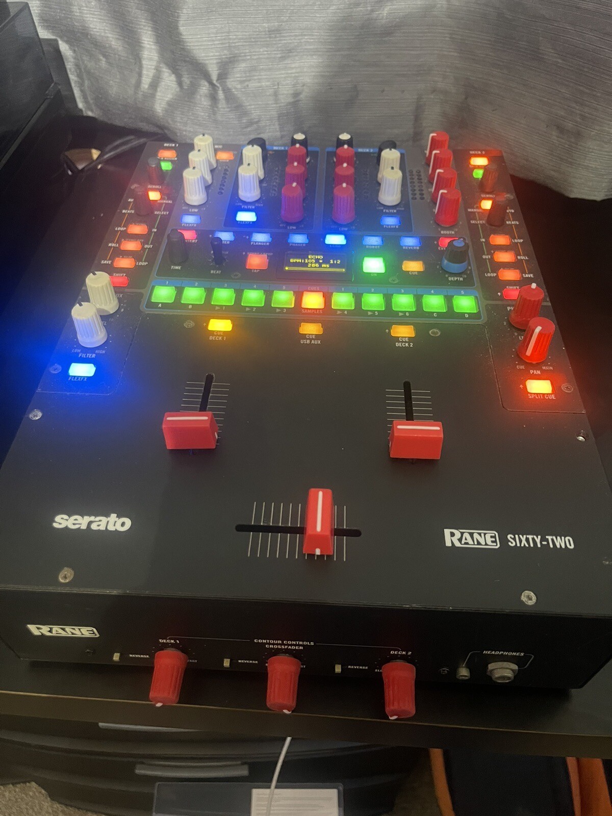 Rane 62 mixer w/Dust cover.