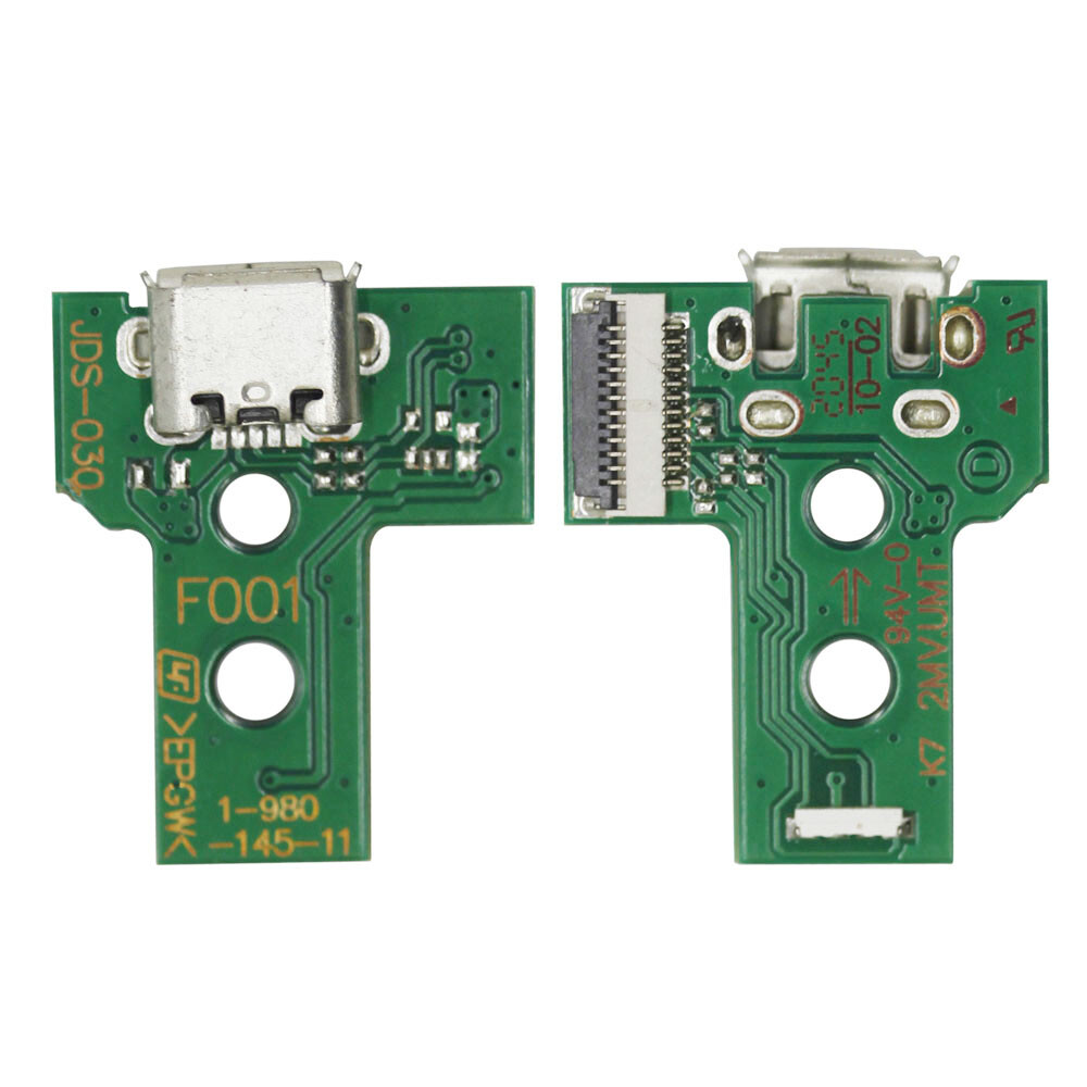 2X NEW USB Charging Port Board Dock Connector Flex Cable For Sony PS4 Controller