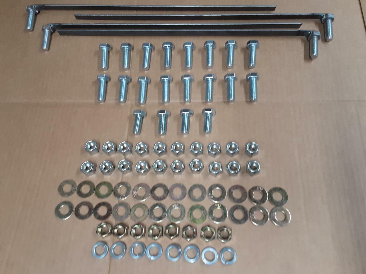 Fisher 7159-2 Snow Plow mount Bolt Kit 99-04 Ford F250 350 Superduty Minute 2 II