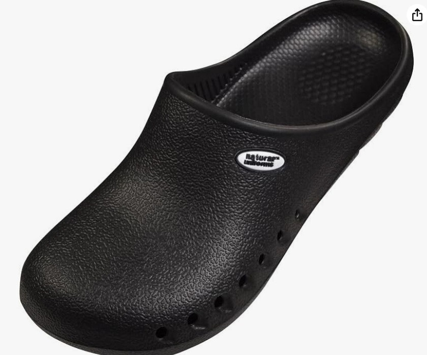 Natural Uniforms Mens Comfort Slip Resistant Non Marking Sole Nursing Clog 9100M