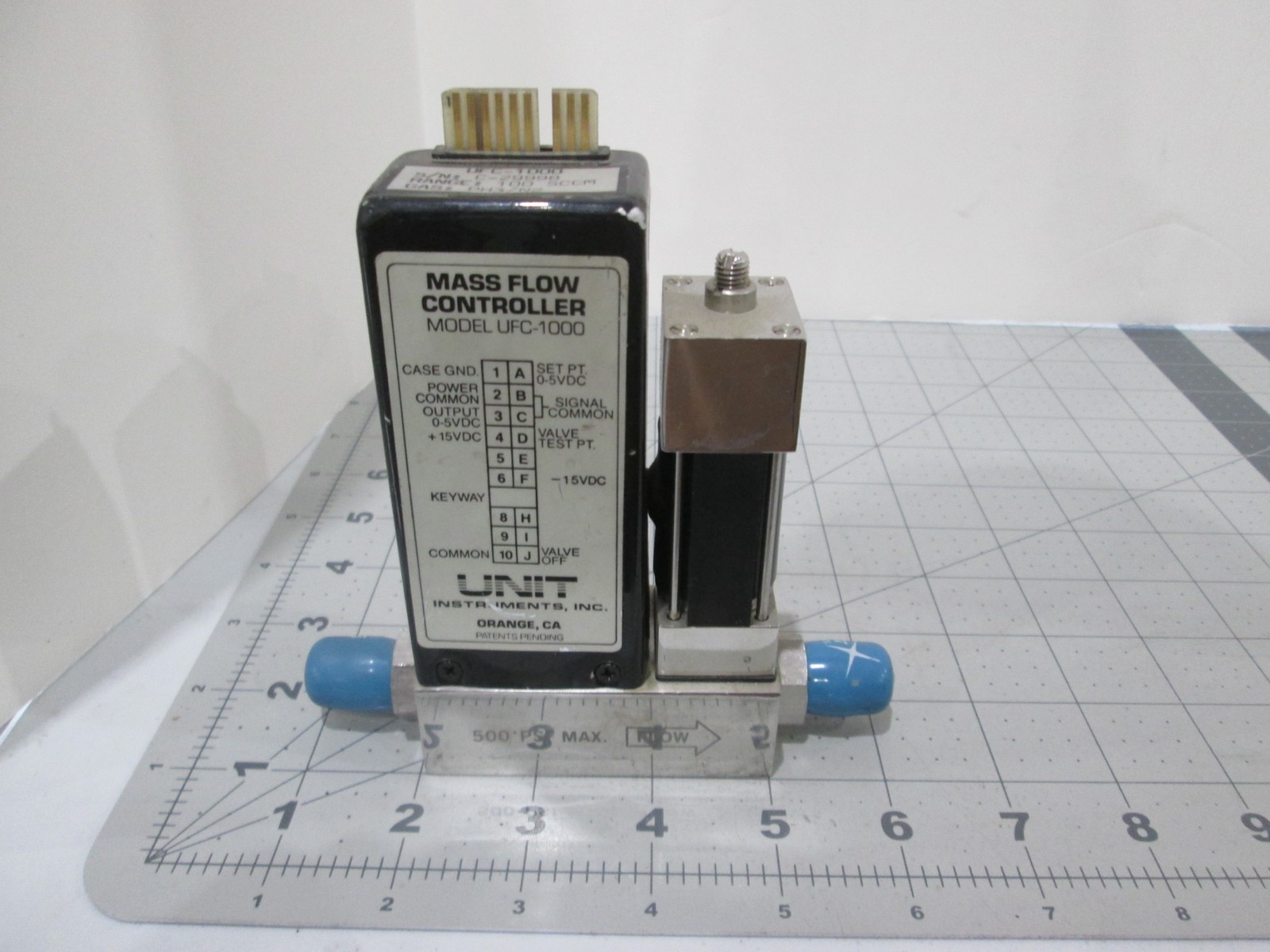 Unit, UFC-1000, Mass Flow Controller, PH3/N2, 100 SCCM, Used