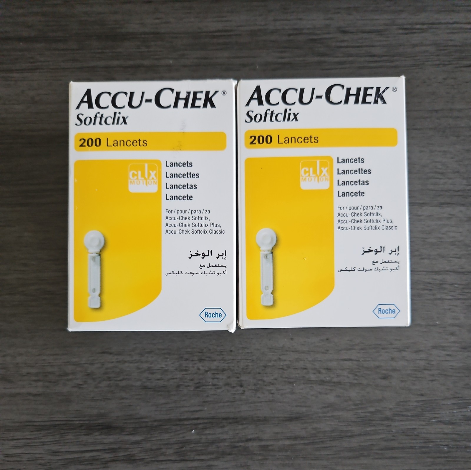 2-Pack Accu-Chek Softclix Lancets Pack of 200 Lancets - Exp 7/2026