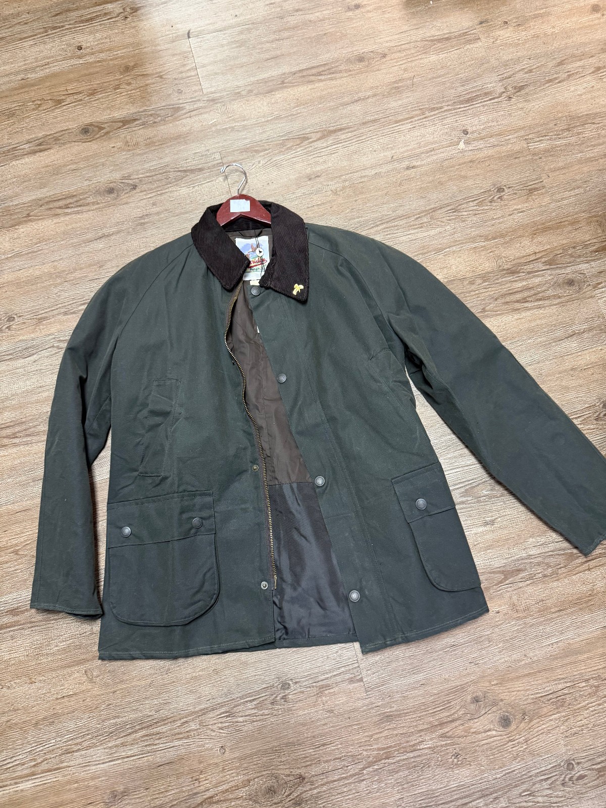 John Partridge Men's Landowner 8oz Waxed Jacket Sage Sz M Style 5320 UK Made