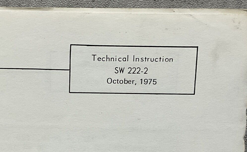 Powers Regulator Co SW 222 Program Timer Technical Instruction Vintage 1975