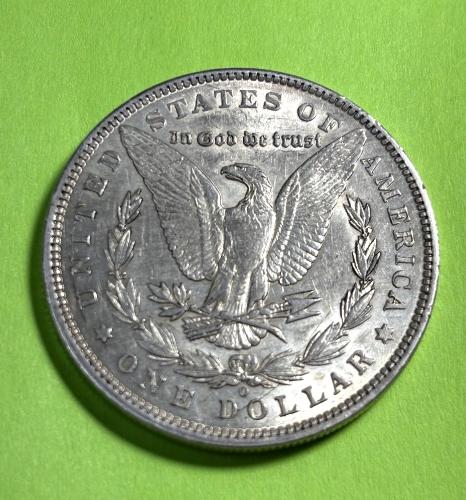1897-O Morgan Silver Dollar Nice AU - Scarce