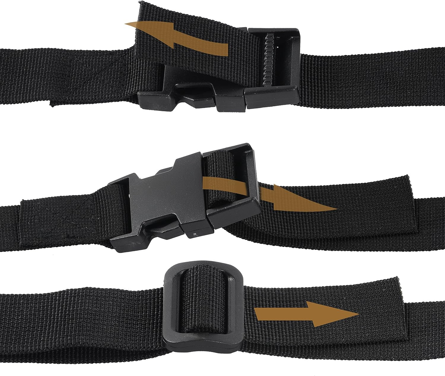 Luggage Strap, 2 Pack Heavy Duty Utility Straps with Quick Release Buckle, Adjus
