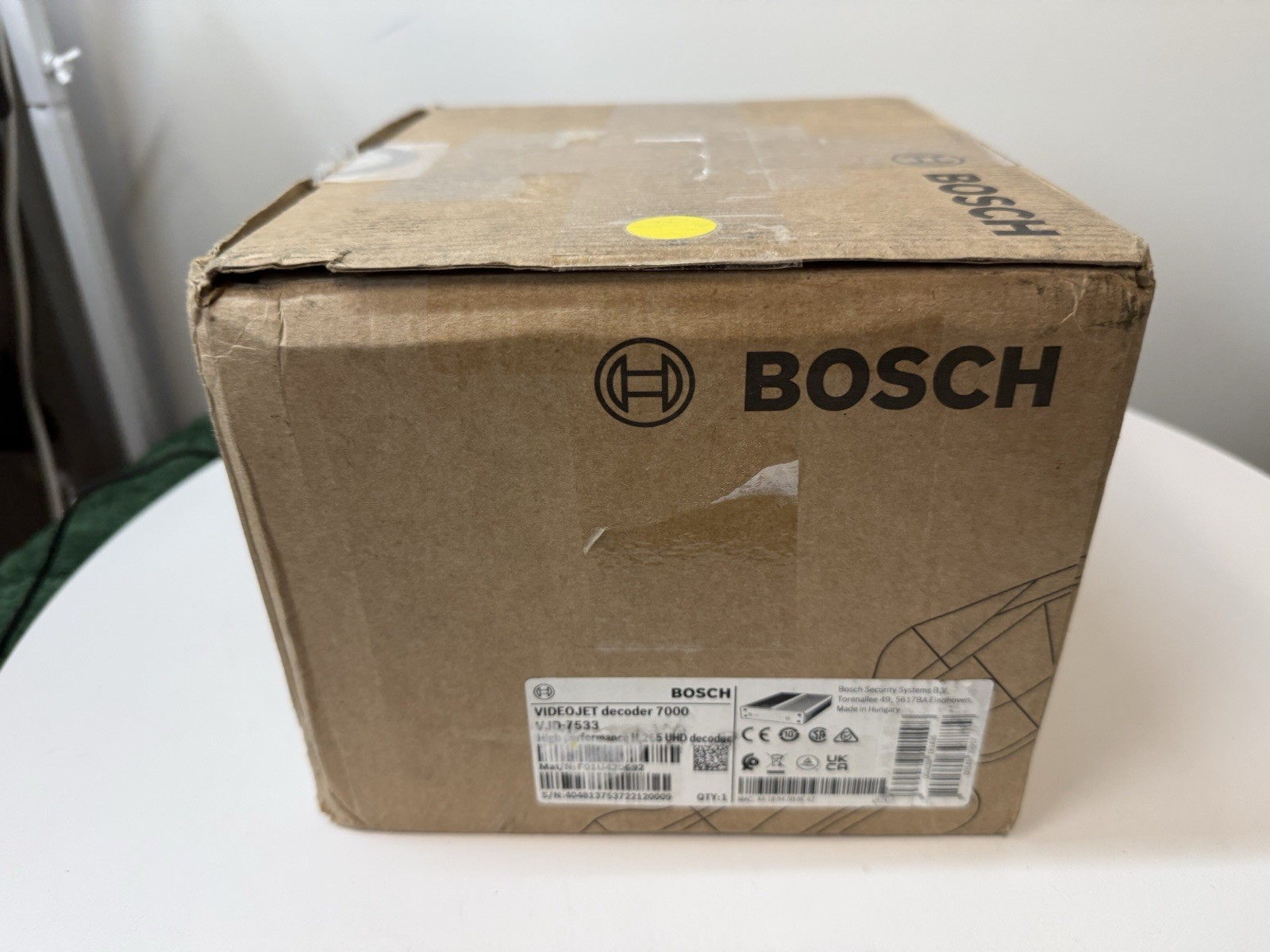 Bosch VIDEOJET decoder 7000 VJD-7533 1CH H.265 UHD IP/Network Decoder