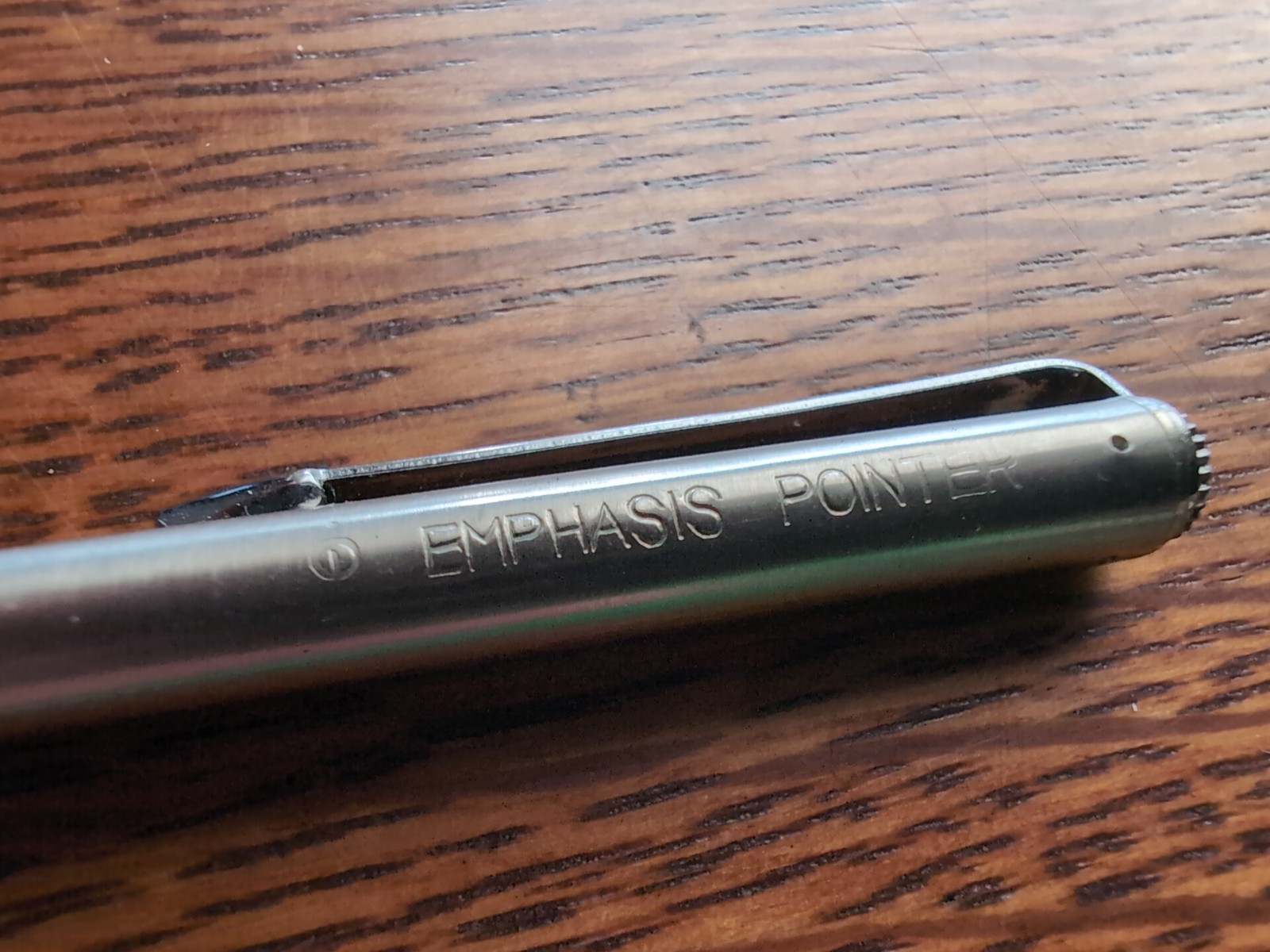 Vintage EMPHASIS Pointer Telescoping 25” Stainless With Pocket Clip JAPAN
