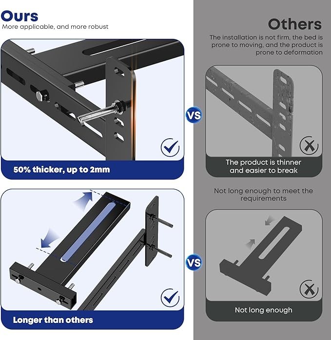 Headboard Kit For Adjustable Bed Adjustable Headboard Brackets Universal Headboa