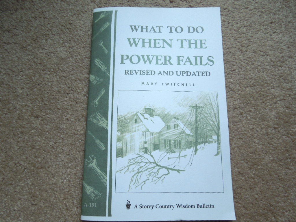 What To Do When The Power Fails Revised And Updated Book 32 pages NEW