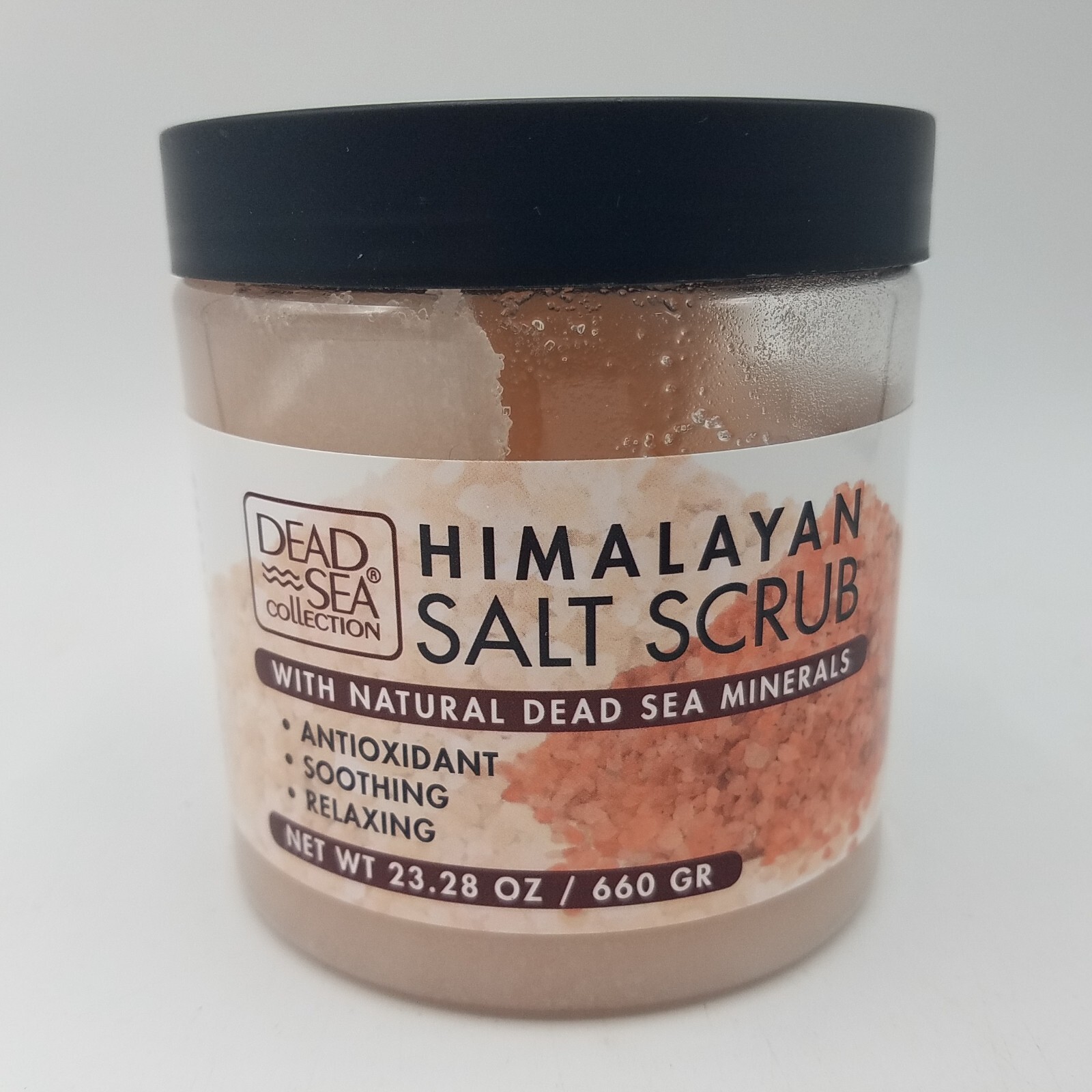 1 Dead Sea Himalayan Salt Scrub Antioxidant Soothing & Relaxing 23.28oz Jars