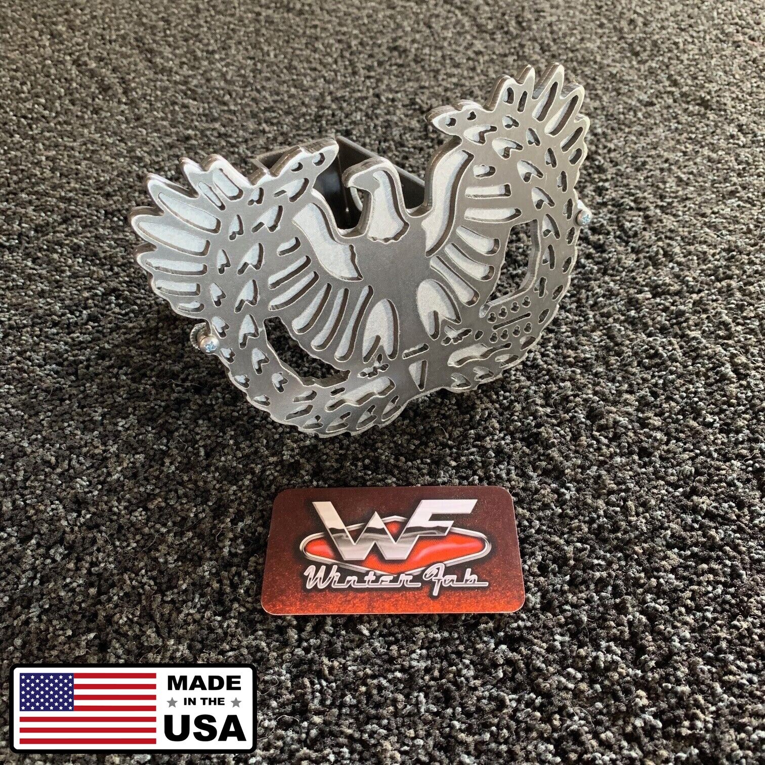 Warrant Officer Insignia Two Layer Hitch Cover - US Army Eagle Rising WinterFab
