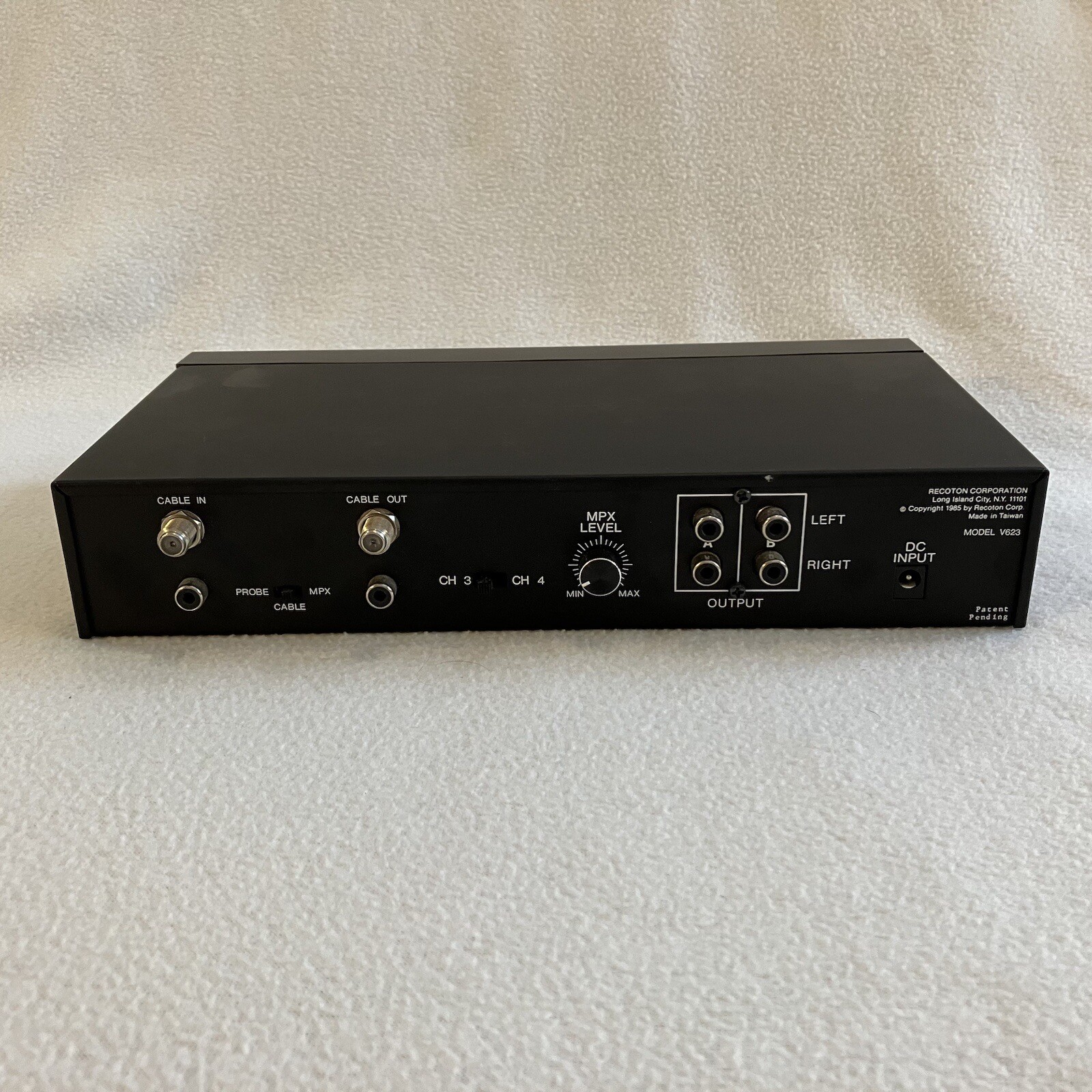 Recoton MTS TV Stereo Decoder DBX Model V623 - Schotz Technology Fred II