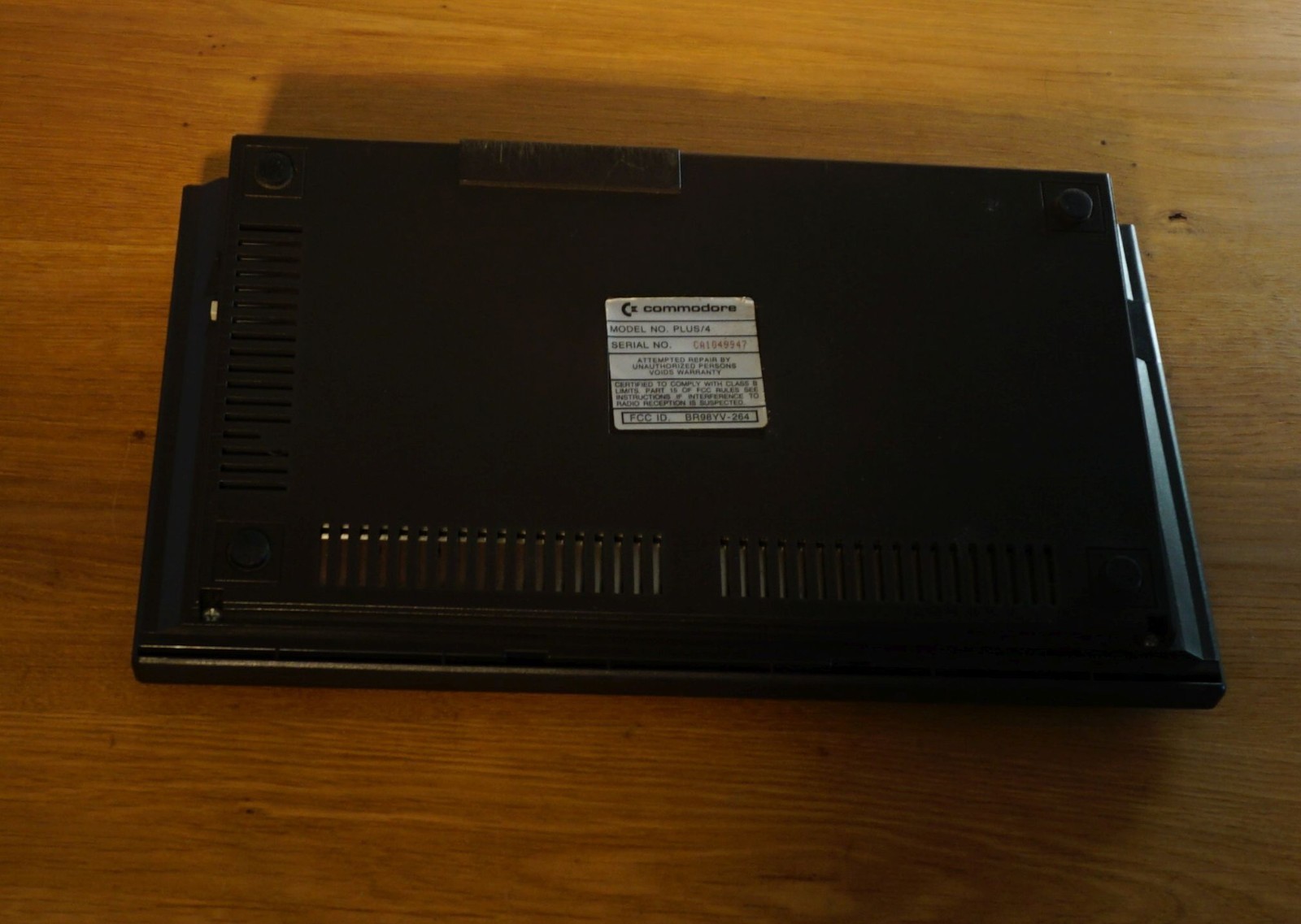 Vintage Commodore Plus/4 Computer With Box & Accessories Manuals Power Test Only