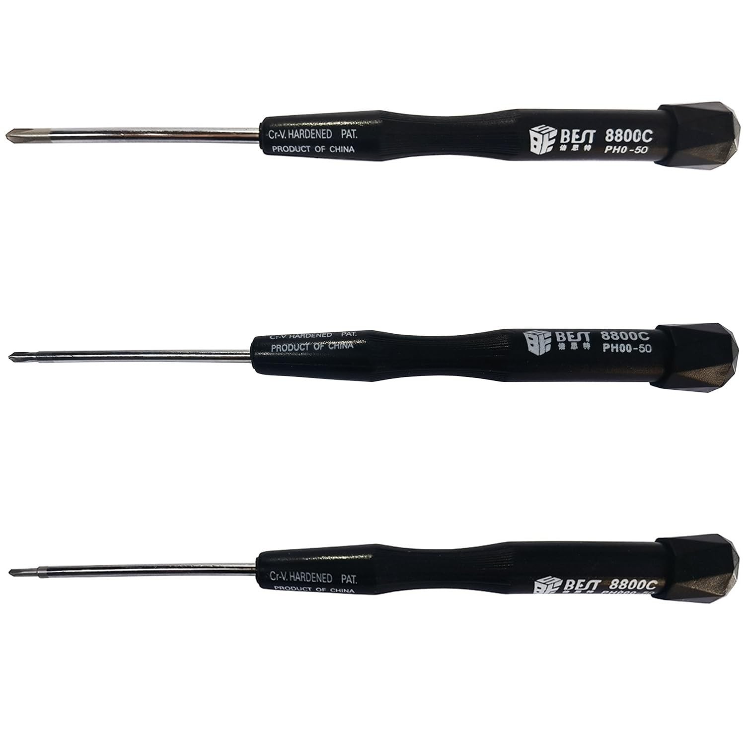 Set of 3 Phillips PH0 PH00 PH000 Precision Screwdrivers Model Making Precisio...