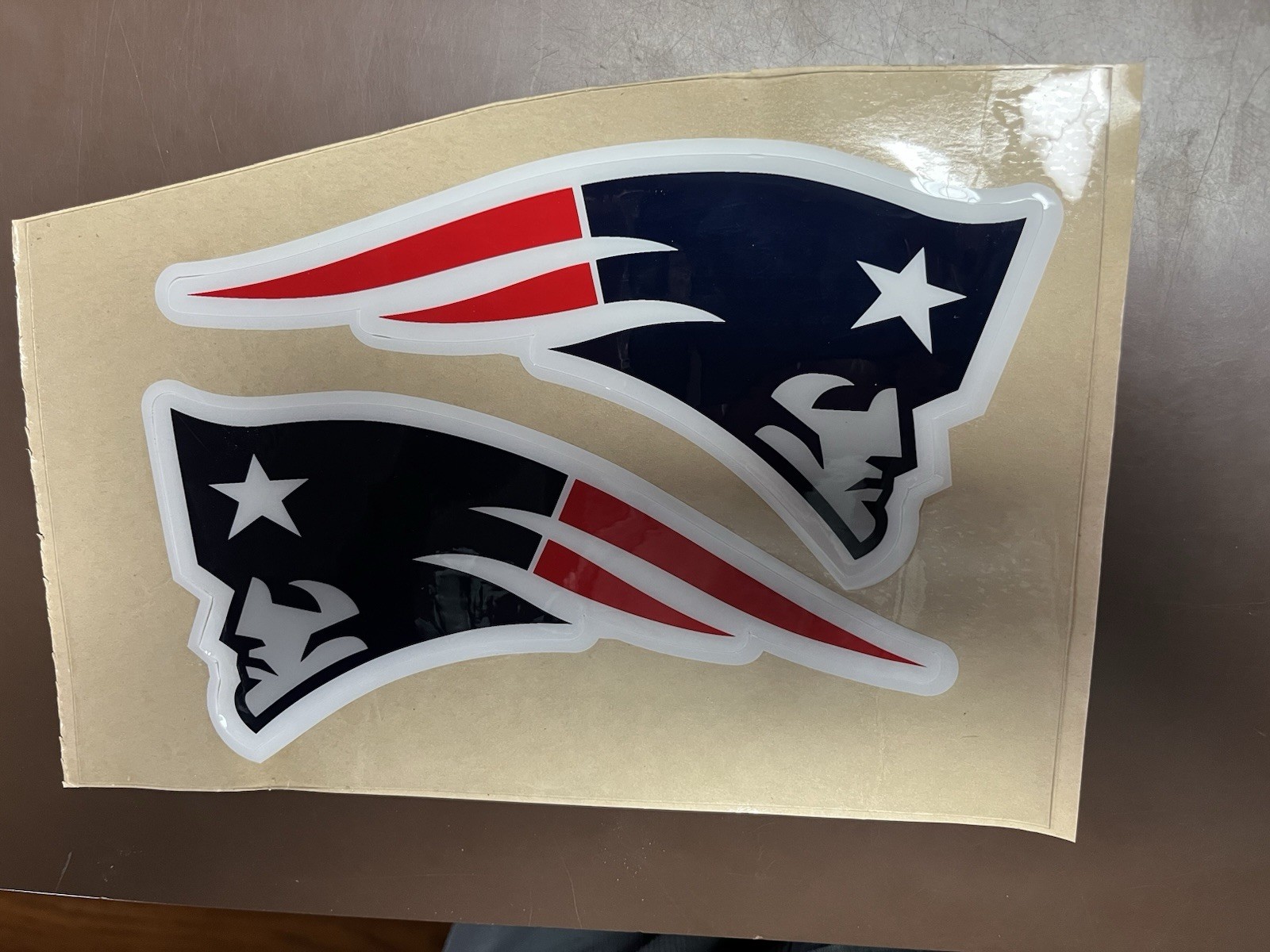 Patriots Full Size Helmet Decals