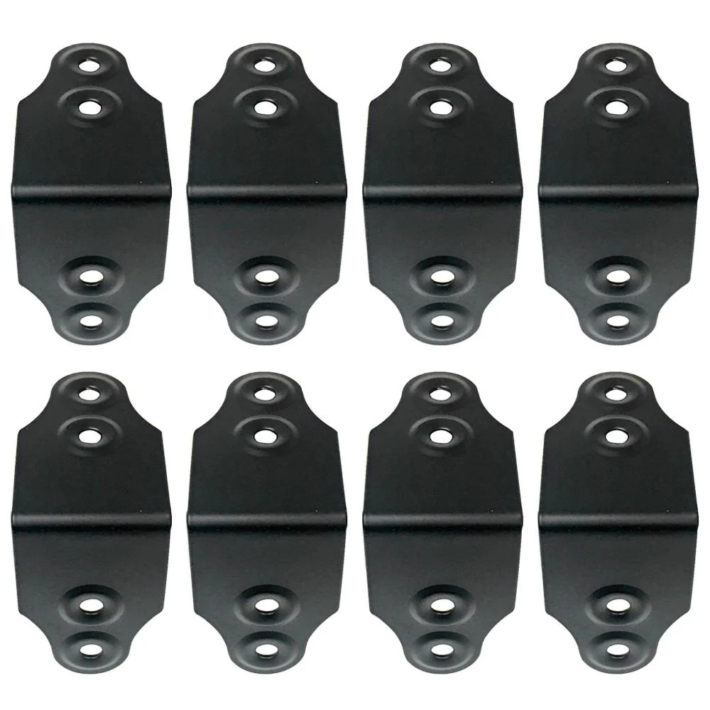Set of 8 Large 2" Black Rack Case Clamps for PA DJ Road ATA Case