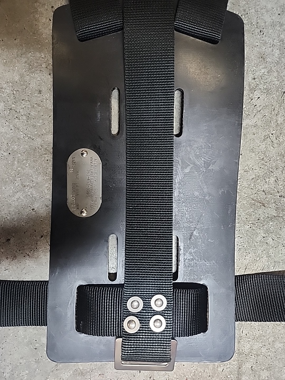 Atlantic Diving Equipment Bell Dive Harness Strap Size Med