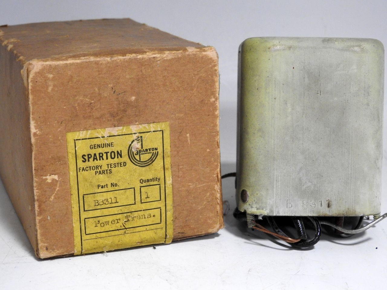 NEW UNUSED IN THE BOX SPARTON B8311 REPLACEMENT POWER TRANSFORMER