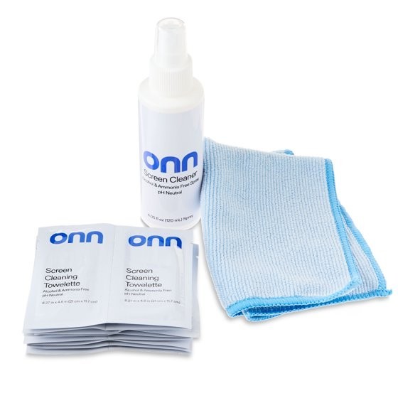 onn Screen Cleaning Kit, Alcohol and Ammonia Free,18 Pieces