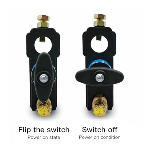Battery Disconnect Switch 1V/4V Universal Battery Kill Switch with Metal 2