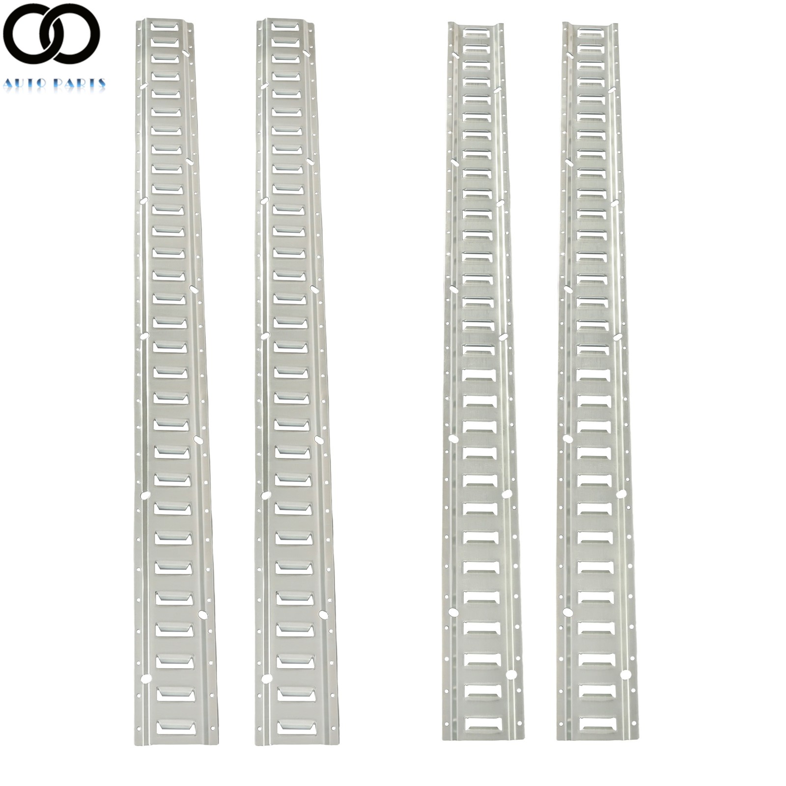 High Quality Carbon Steel Universal 4-piece Set 5' E Track Tie Down Rail