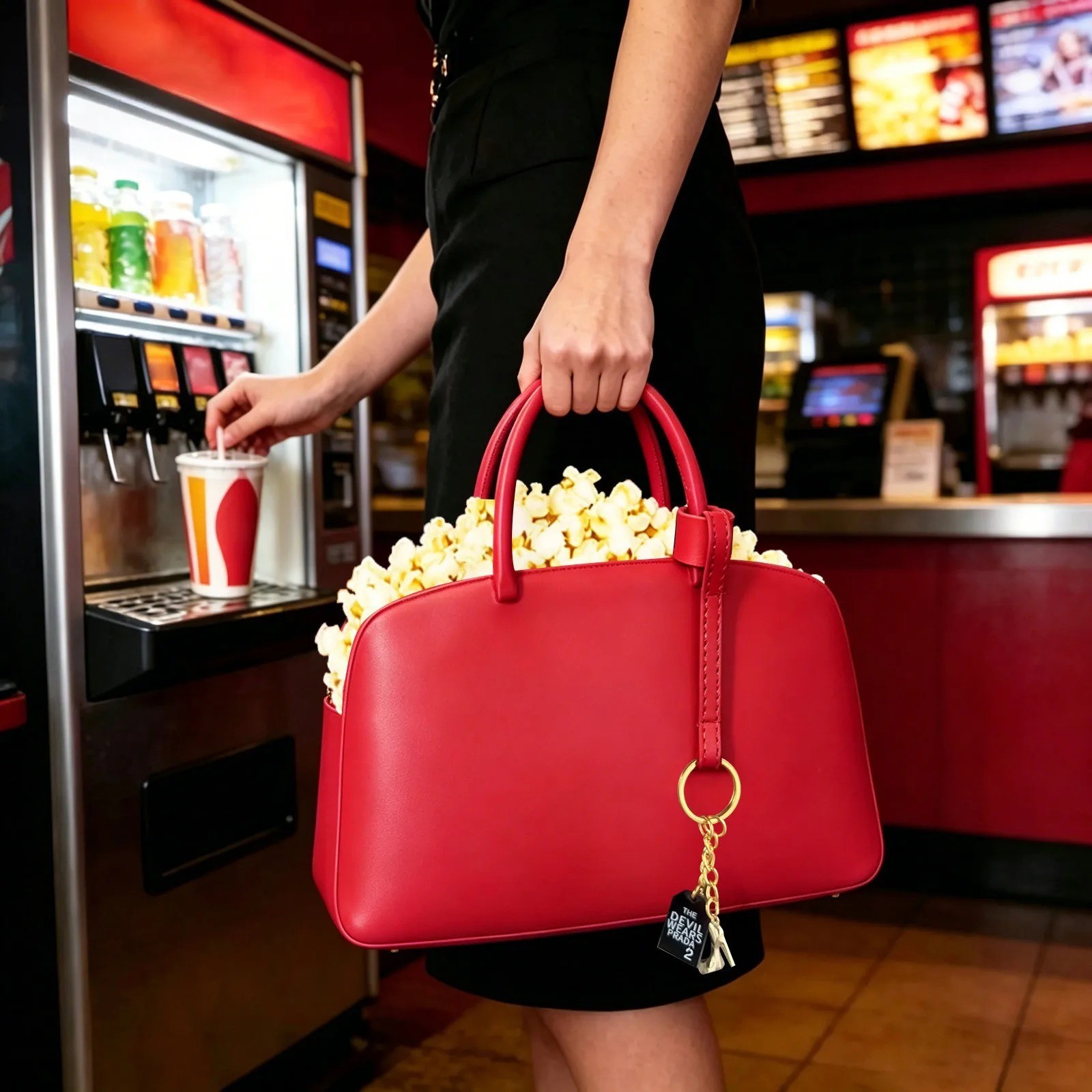 The Devil Wears Prada 2 Handbag Popcorn Bucket Movie Cinema Exclusive Rare Gifts