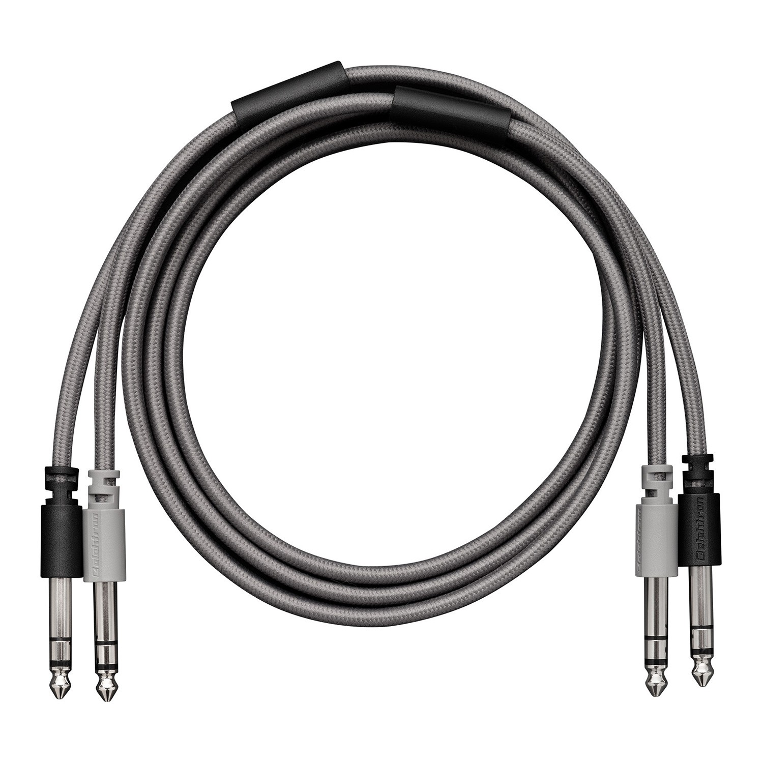 Elektron Twin Balanced 1/4" TRS Audio Cable - 16.5"