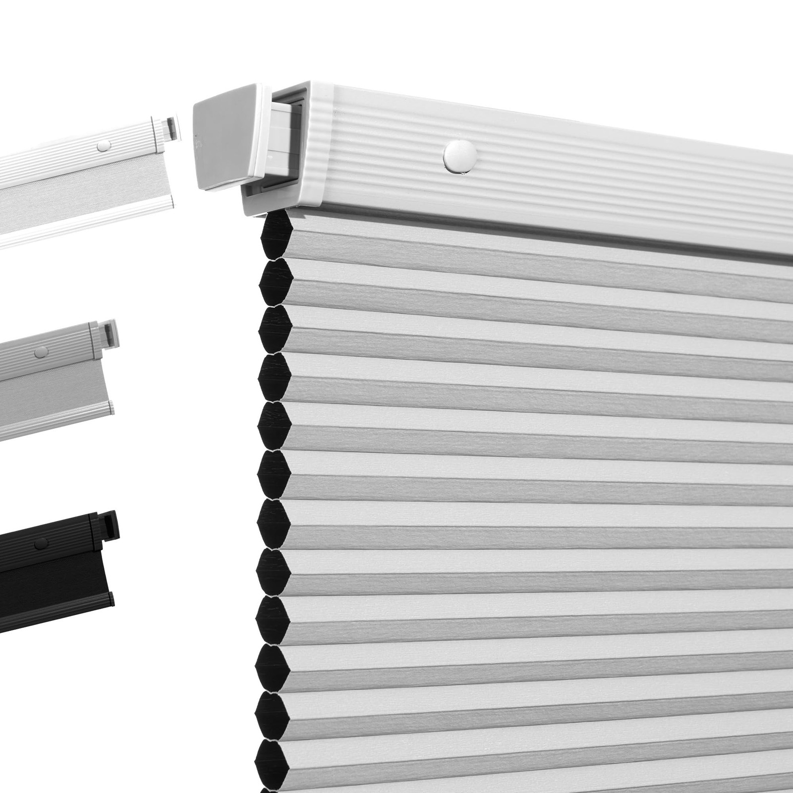 Boolegon No Drill Cellular Shades for Indoor Windows,Noise Reducing & Thermal...