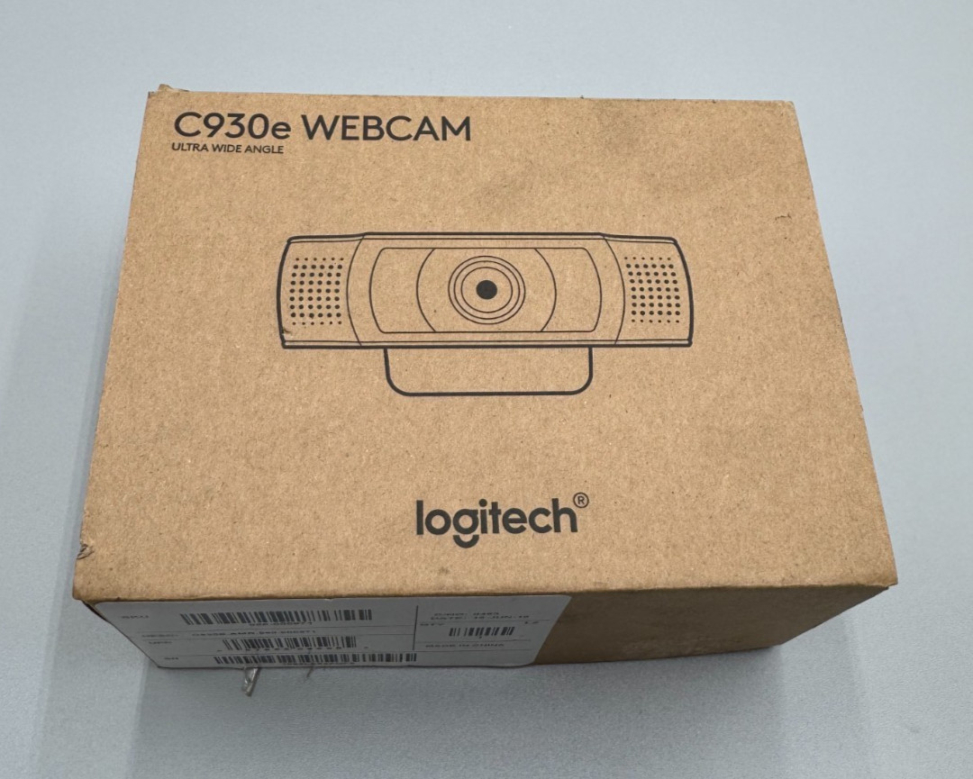Logitech C930E 30 fps 1080p Video Webcam With Box Exceptional Condition